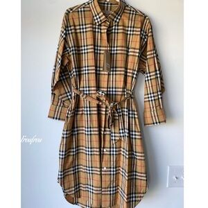 Authentic Burberry shirt dress